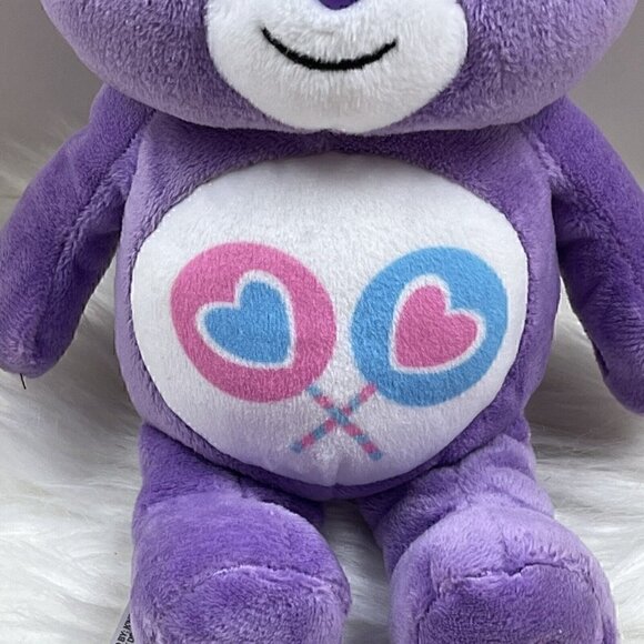 CARE BEARS Unlock the Magic Share Bear 10" Plush Toy Retro Cartoons - Picture 3 of 9